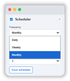 Schedular step for ongoing monitoring in google sheets